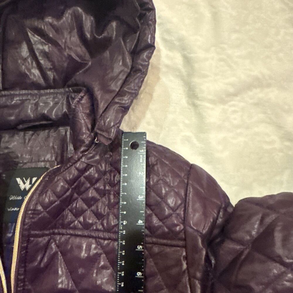White Mark Puffer Jacket Size M - Picture 10 of 11